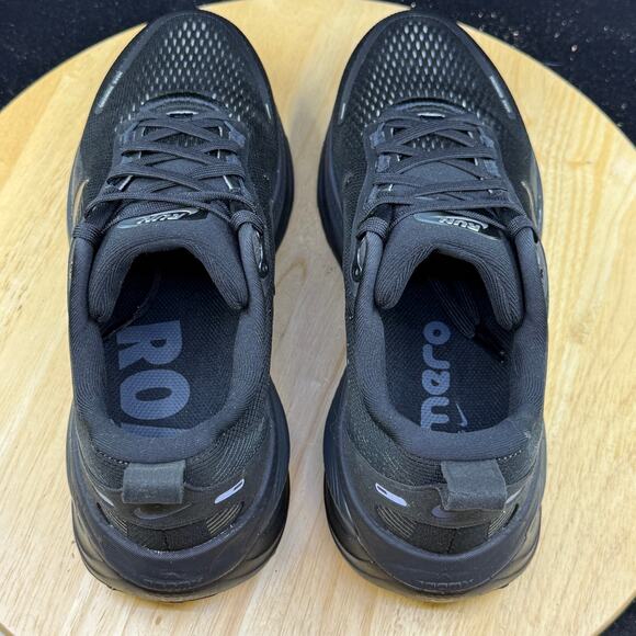 Mens Size 8 Nike Vomero 18 Triple Black Smoke Grey Running Shoes HM6803 005 - Picture 8 of 10